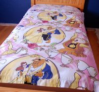 Disney BEAUTY AND THE BEAST TWIN Bed Flat Sheet Fabric